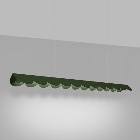 Lampa wisząca Biscuit zielona Thoro | Design i funkcjonalność