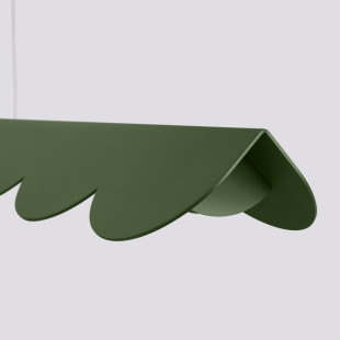 Lampa wisząca Biscuit zielona Thoro | Design i funkcjonalność