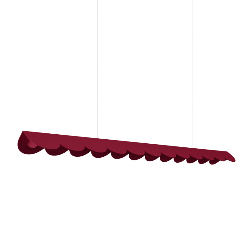 Lampa wisząca Biscuit czerwona Thoro | Design i funkcjonalność
