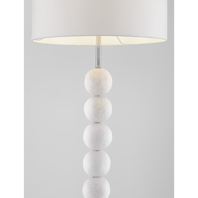 Lampa podłogowa Japandi MOCASHI | Biała, 155cm | Decolab24
