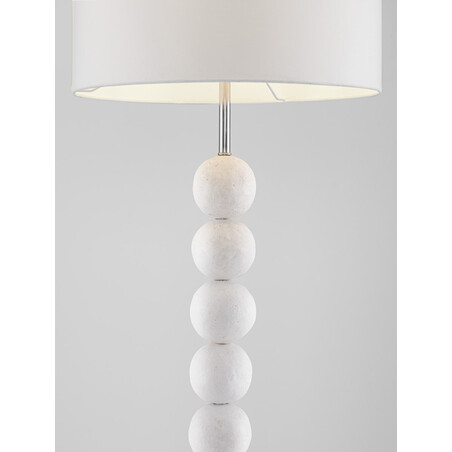Lampa podłogowa Japandi MOCASHI | Biała, 155cm | Decolab24