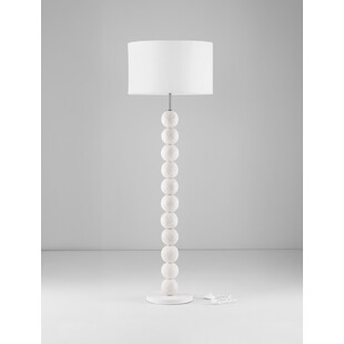 Lampa podłogowa Japandi MOCASHI | Biała, 155cm | Decolab24