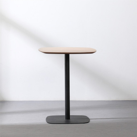 Stół Mizo 60x60cm dębowo-czarny Outlet - Intesi | Tanie meble