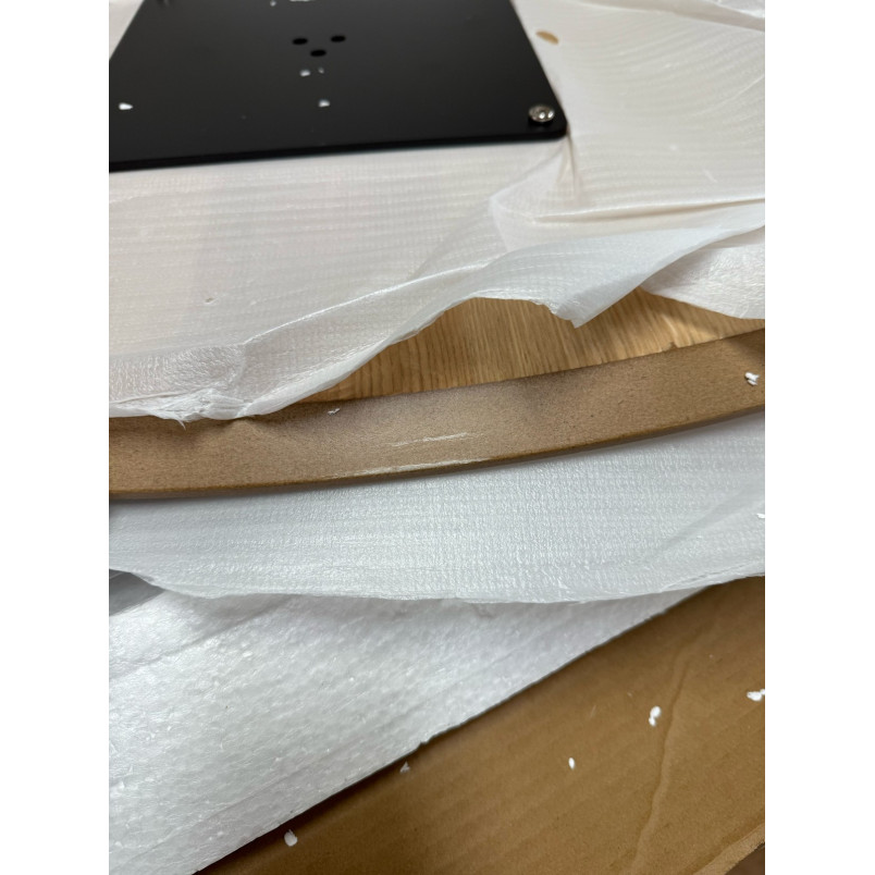 Stół Mizo 60x60cm dębowo-czarny Outlet - Intesi | Tanie meble