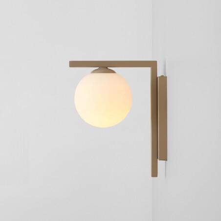 Kinkiet szklany kula Zac Beige - Aldex | Elegancki design