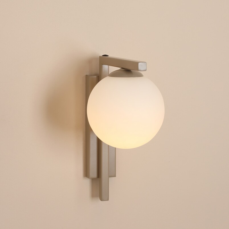 Kinkiet szklany kula Zac Beige - Aldex | Elegancki design