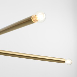 Lampa glamour Tubo Brass Aldex | Mosiężna wisząca 100cm