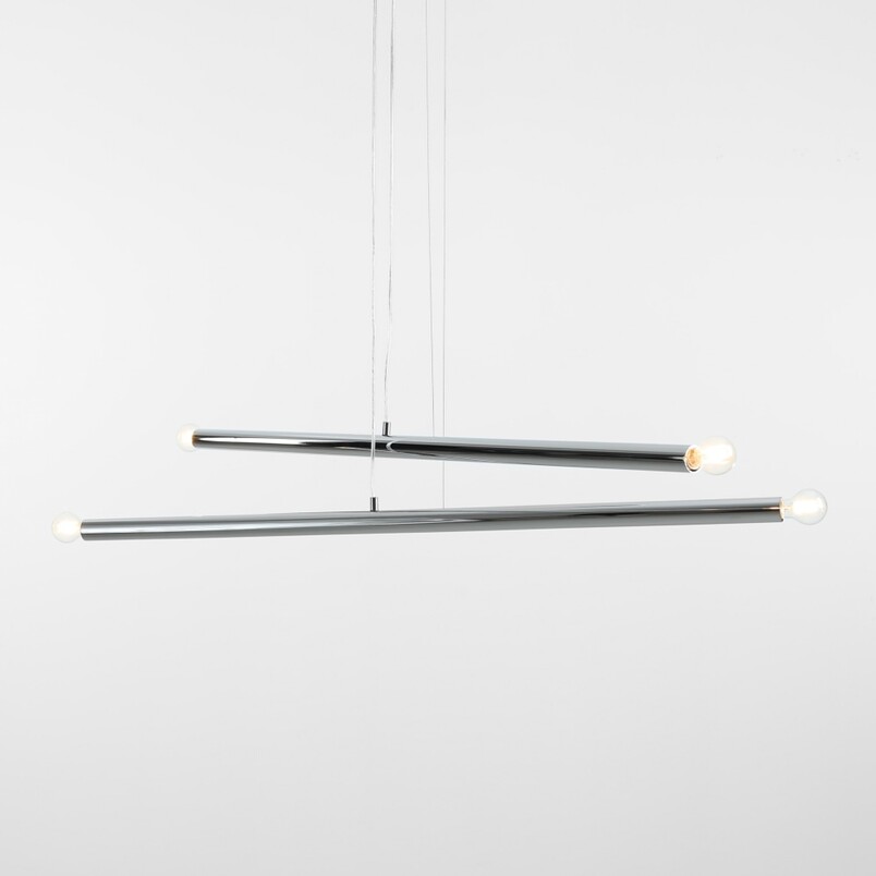 Lampa Tubo IV - Glamour, Chrom - Aldex | Kup Teraz!