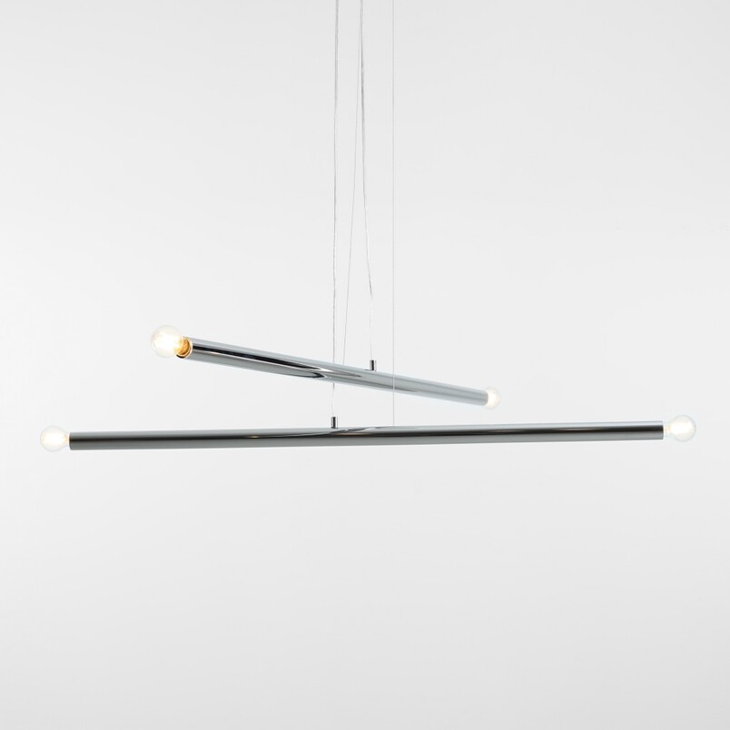 Lampa Tubo IV - Glamour, Chrom - Aldex | Kup Teraz!