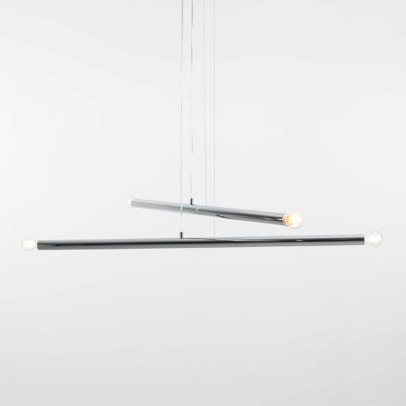 Lampa Tubo IV - Glamour, Chrom - Aldex | Kup Teraz!