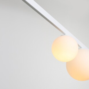 Lampa Garda IV biała Aldex | Wisząca, szkło, E27 - Kup teraz!