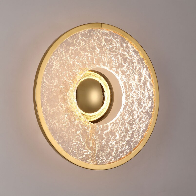 Kinkiet Alexia LED złoty 40cm - MaxLight | Oświetlenie glamour