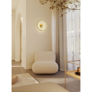 Kinkiet Alexia LED złoty 40cm - MaxLight | Oświetlenie glamour