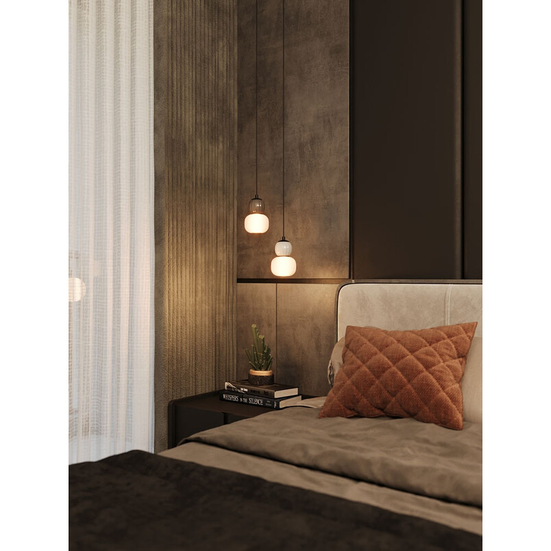 Lampa wisząca szklana Modern LED MaxLight | Elegancki design