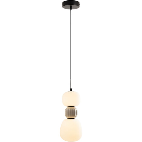 Lampa wisząca LED Modern MaxLight - Szkło Opal / Szary