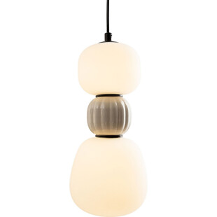Lampa wisząca LED Modern MaxLight - Szkło Opal / Szary