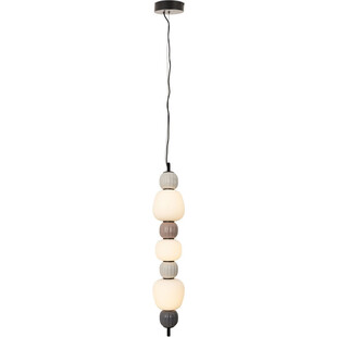 Lampa wisząca LED MaxLight - Szklana, podłużna, 73cm - Sklep z lampami