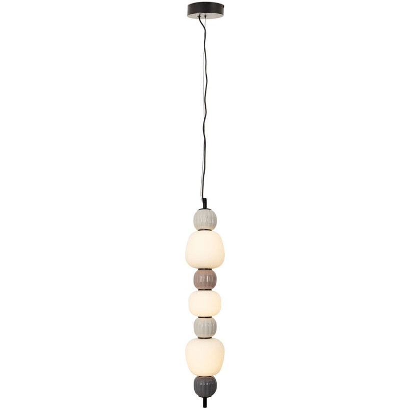 Lampa wisząca LED MaxLight - Szklana, podłużna, 73cm - Sklep z lampami