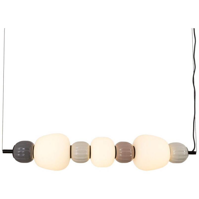 Lampa wisząca LED MaxLight - Szklana, podłużna, 73cm - Sklep z lampami