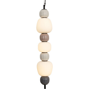 Lampa wisząca LED MaxLight - Szklana, podłużna, 73cm - Sklep z lampami