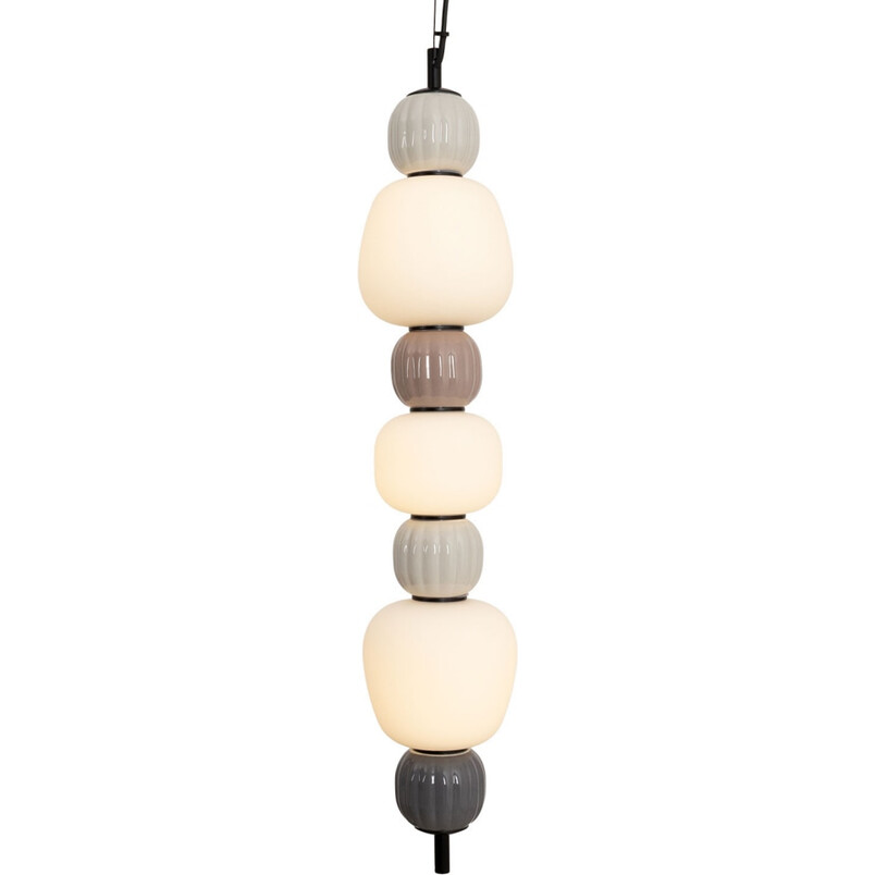 Lampa wisząca LED MaxLight - Szklana, podłużna, 73cm - Sklep z lampami