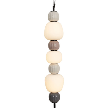 Lampa wisząca LED MaxLight - Szklana, podłużna, 73cm - Sklep z lampami