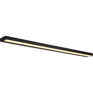 Kinkiet podłużny Trio LED czarny | MaxLight - 89cm