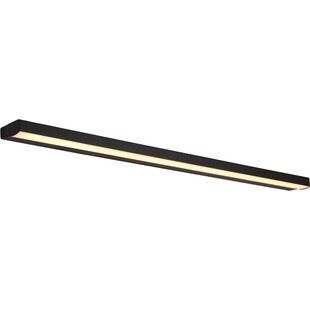 Kinkiet podłużny Trio LED czarny | MaxLight - 89cm
