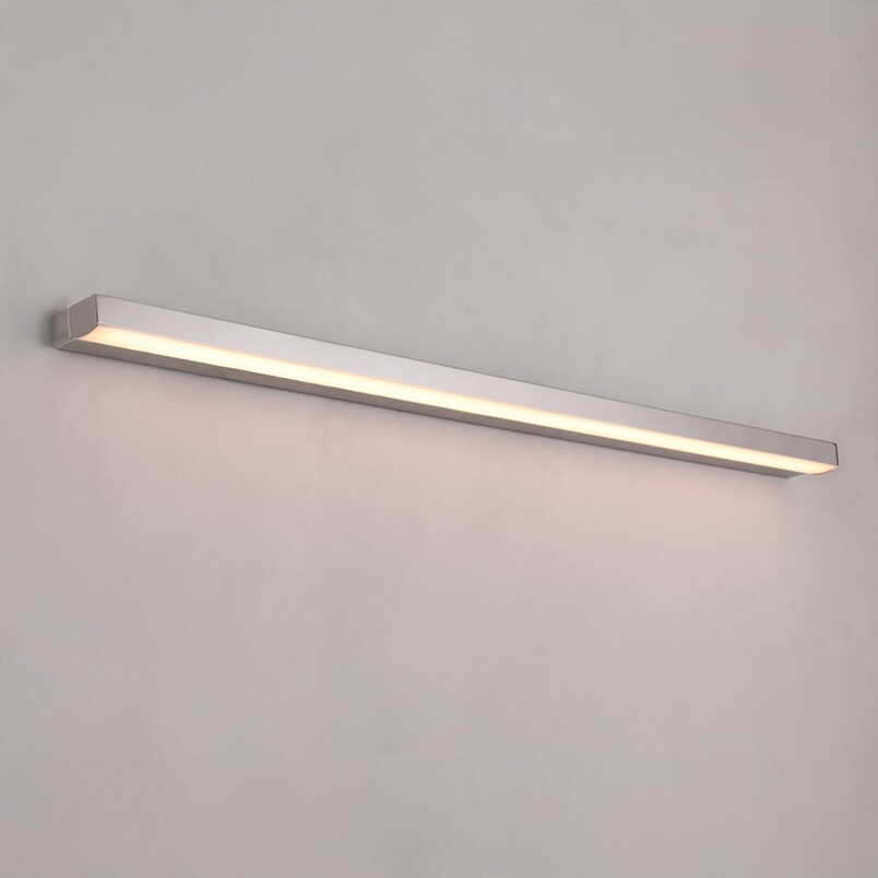 Kinkiet LED Trio MaxLight | Chrom, Ściemniacz, 89cm