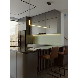 Lampa wisząca LED Urus MaxLight | Nowoczesny design 90cm