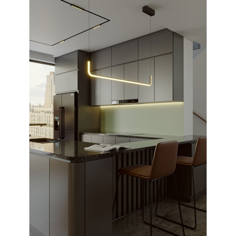 Lampa wisząca LED Urus MaxLight | Nowoczesny design 90cm