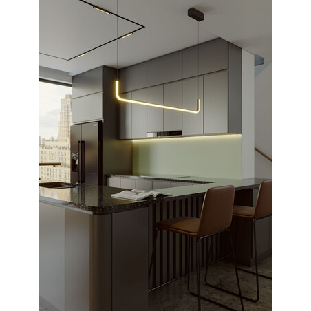 Lampa wisząca LED Urus MaxLight | Nowoczesny design 90cm