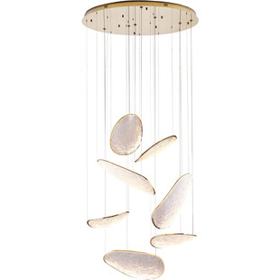 Lampa wisząca Empire LED MaxLight | Złoty żyrandol 110cm