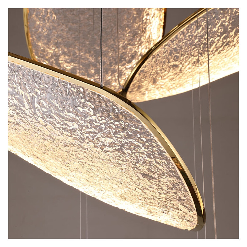 Lampa wisząca Empire LED MaxLight | Złoty żyrandol 110cm