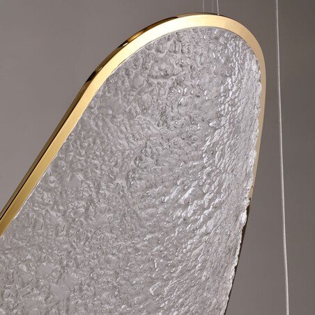 Lampa wisząca Empire LED MaxLight | Złoty żyrandol 110cm