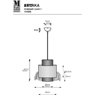 Lampa wisząca boho Ano | Markslojd - Elegancki design