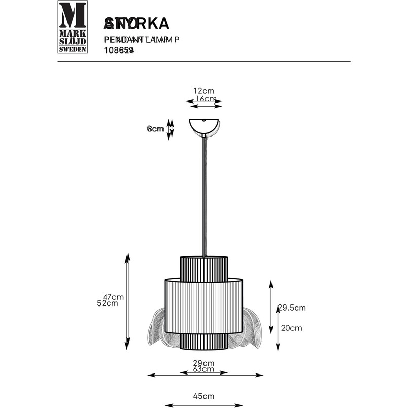 Lampa wisząca boho Ano | Markslojd - Elegancki design