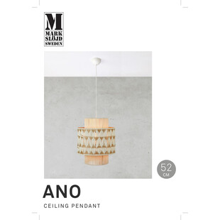 Lampa wisząca boho Ano | Markslojd - Elegancki design