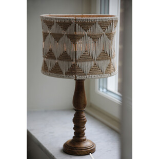 Lampa stołowa boho Markslojd Ano | Beż, brąz | Styl skandynawski
