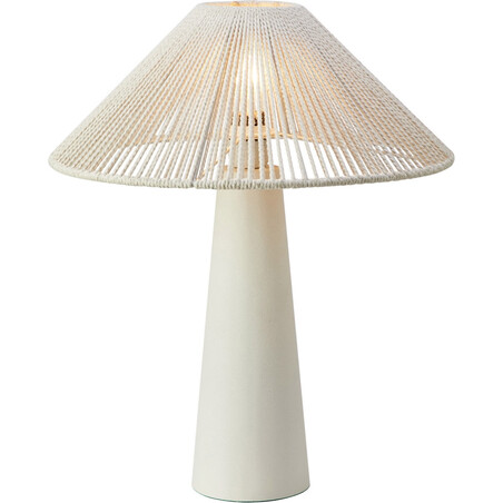 Lampa stołowa boho Favoro Markslojd | Beżowa, sznurkowa, 40cm