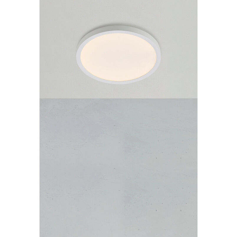 Plafon LED do łazienki Punto - 30cm, biały | Markslojd