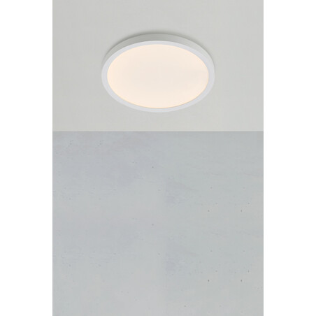 Plafon LED do łazienki Punto - 30cm, biały | Markslojd