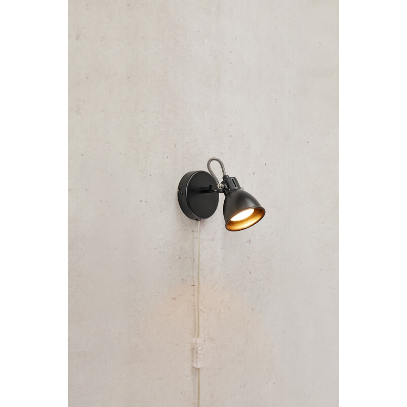 Kinkiet regulowany Mion czarny mat Markslojd | Loft i Industrial