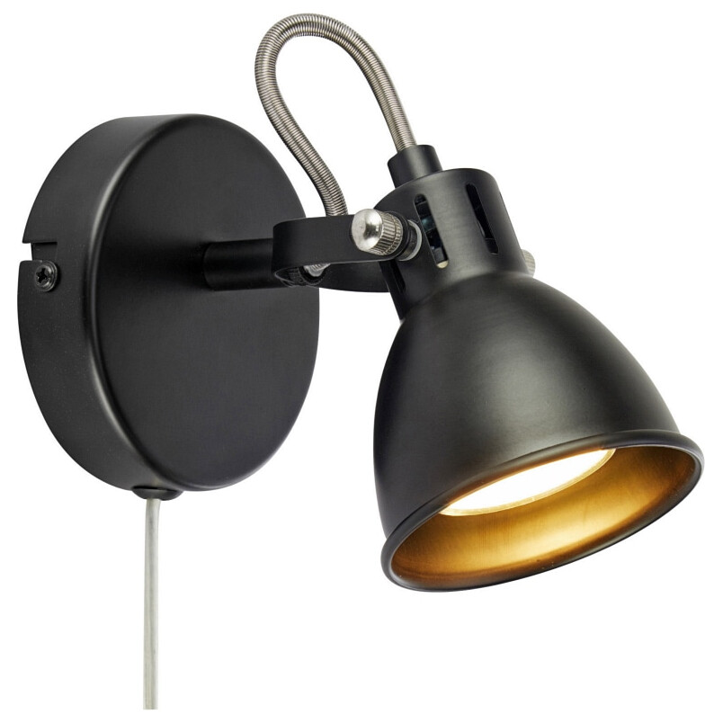 Kinkiet regulowany Mion czarny mat Markslojd | Loft i Industrial