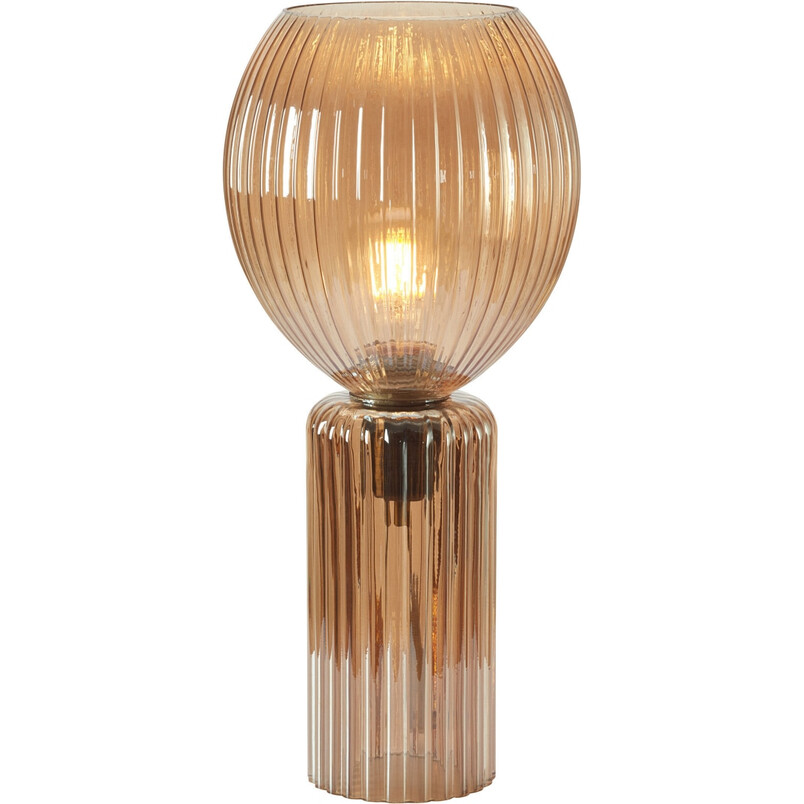 Lampa szklana Toulipa Markslojd | Bursztynowa, 18cm, E27