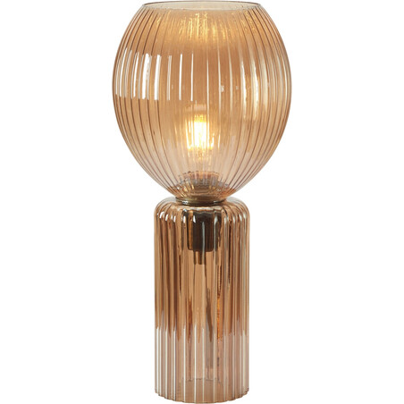 Lampa szklana Toulipa Markslojd | Bursztynowa, 18cm, E27