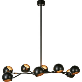Lampa sufitowa Edgar 8 punktów czarna | Markslojd
