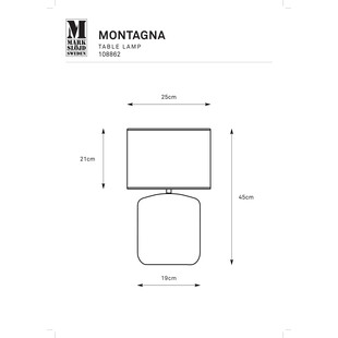 Lampa stołowa Japandi Montagna - Markslojd | Elegancki design
