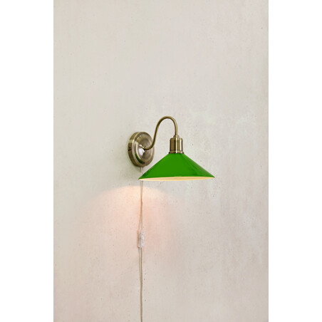 Kinkiet Vintage Markslojd Vela - Zielony, Mosiądz | Sklep Lamp