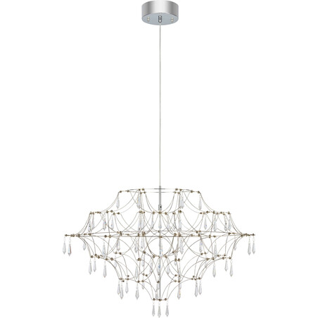 Żyrandol kryształowy Efesos LED 80cm Markslojd - Luksus i blask!